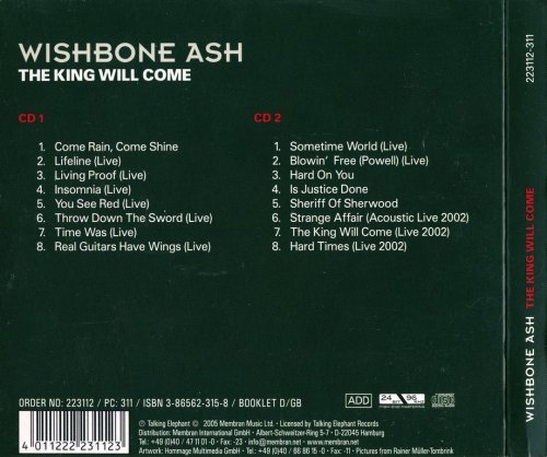 Wishbone Ash - The King Will Come (2005)