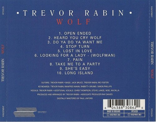Trevor Rabin - Wolf (Reissue) (1980/2002)