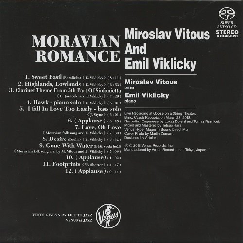 Miroslav Vitous And Emil Viclicky - Moravian Romance: Live At JazzFest Brno (2018) [SACD]