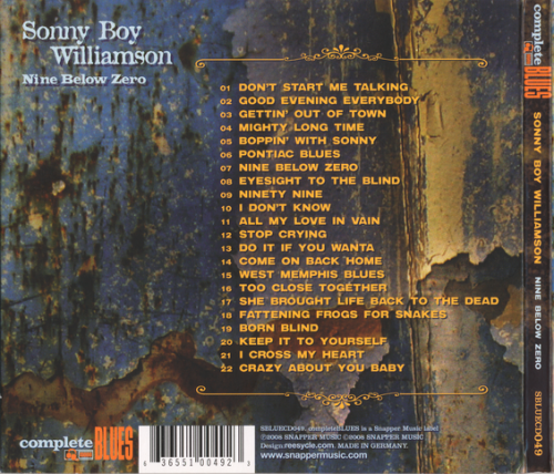 Sonny Boy Williamson - Nine Below Zero (2008)