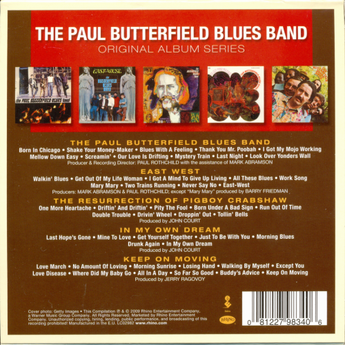 The Paul Butterfield Blues Band - Original Album Series (5CD Box Set) (2009)