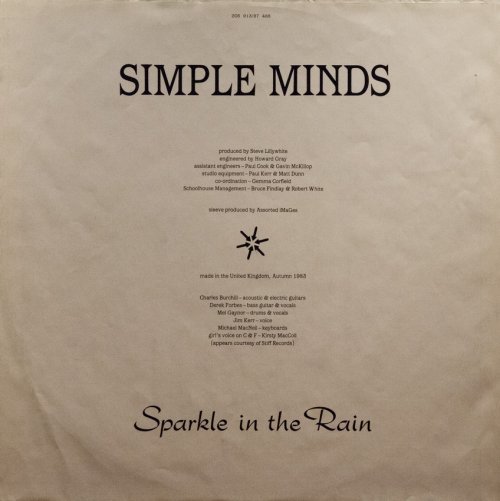 Simple Minds - Sparkle In The Rain (1983) LP