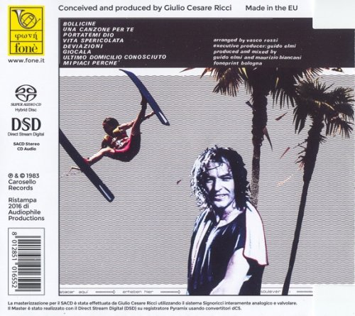 Vasco Rossi - Bollicine (1983) [2016 SACD]