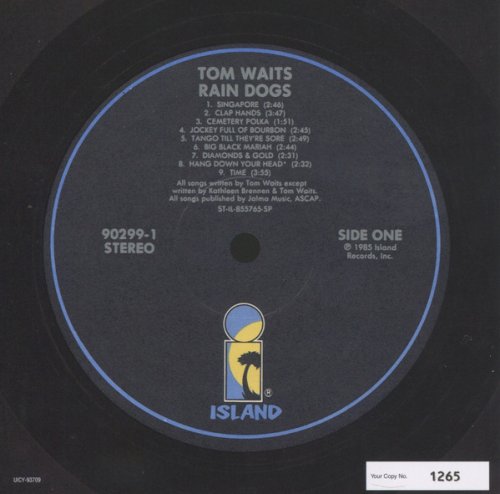 Tom Waits - Rain Dogs (Japan Mini LP SHM-CD) (2008)