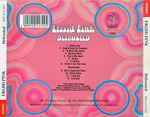 Frijid Pink - Defrosted (Reissue) (1971/1991)