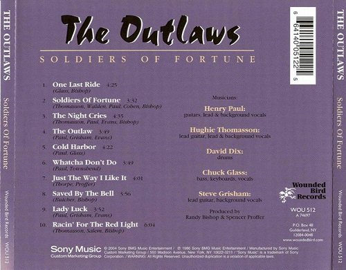The Outlaws - Soldiers Of Fortune (Reissue) (1986/2004)