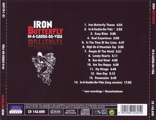 Iron Butterfly - In-A-Gadda-Da-Vida (Compilation, Reissue) (2013)