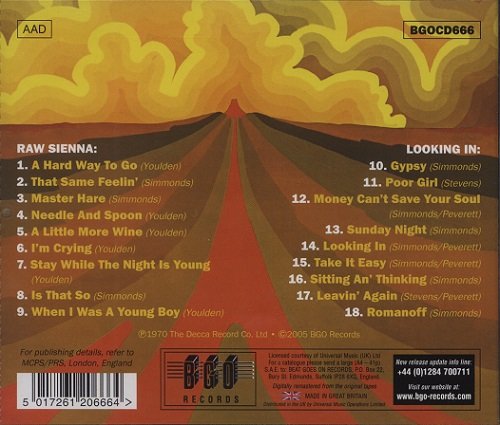 Savoy Brown - Raw Sienna / Looking In (Reissue, Remastered) (1970/2005)