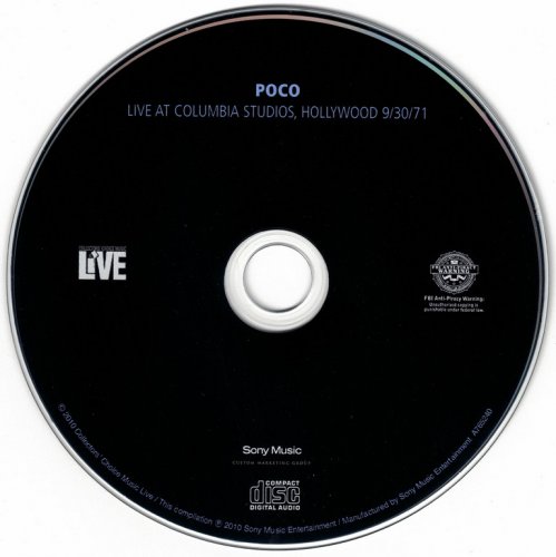 Poco - Live At Columbia Studios, Hollywood, 9/30/71 (2010)