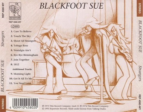 Blackfoot Sue - Strangers (Reissue) (1974/1995)