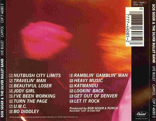 Bob Seger & The Silver Bullet Band - Live Bullet (Reissue) (1976/1986)