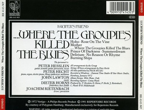 Lucifer's Friend - ...Where the Groupies Killed the Blues (Reissue) (1972/1991)