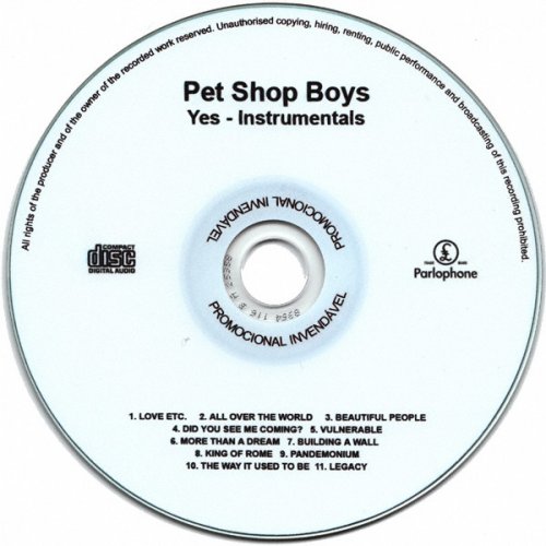 Pet Shop Boys - Yes (Instrumental Edition) (2009)