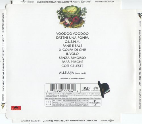 Zucchero Sugar Fornaciari - Spirito DiVino (Reissue, 2004) [SACD]