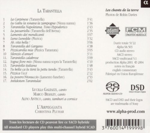 Lucilla Galeazzi, Marco Beasley - La Tarantella: Antidotum Tarantulae (2004) [SACD]