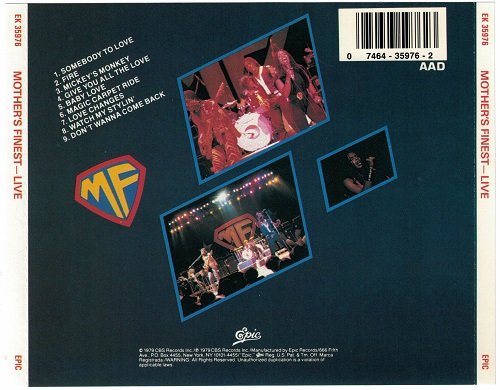 Mother’s Finest - Mother’s Finest Live (Reissue) (1979)