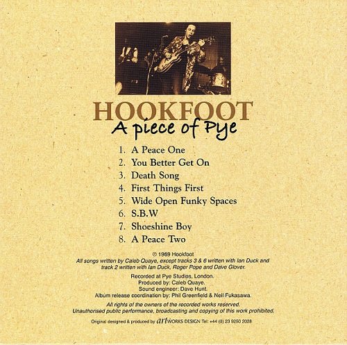 Hookfoot - A Piece Of Pye (Japan Remastered) (1969/2010)