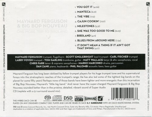 Maynard Ferguson & Big Bop Nouveau - One More Trip To Birdland (2003) [SACD]