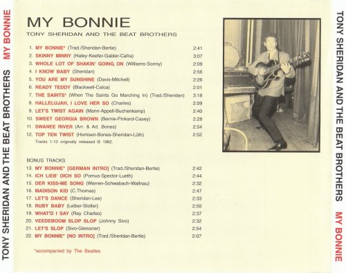 Tony Sheridan And The Beat Brothers - My Bonnie (Reissue, Remastered) (1962/2001)