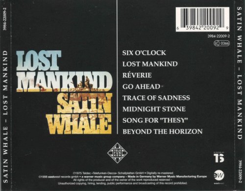 Satin Whale - Lost Mankind (Reissue) (1975/1998)