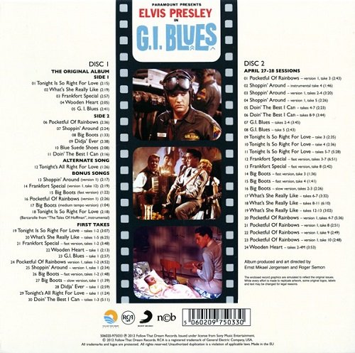 Elvis Presley - G.I. Blues (Reissue) (2012)