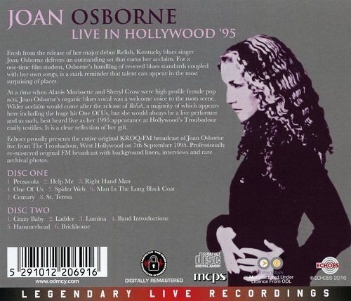 Joan Osborne - Live In Hollywood 95 (2016)