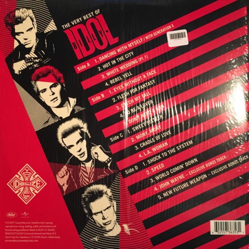 Billy Idol - The Very Best Of: Idolize Yourself (2017) 2LP