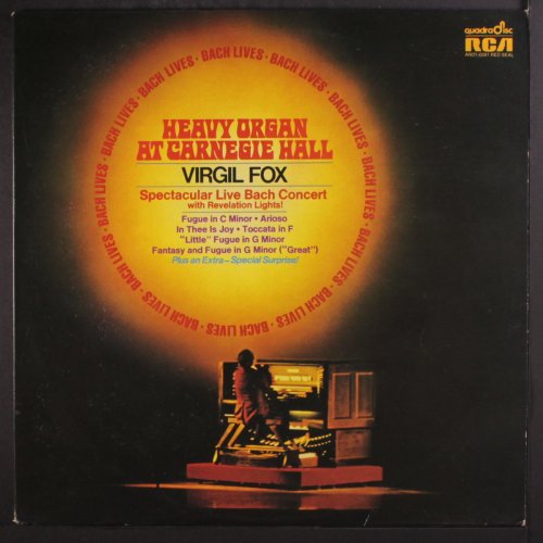 Virgil Fox ‎- Heavy Organ At Carnegie Hall (1973) Vinyl