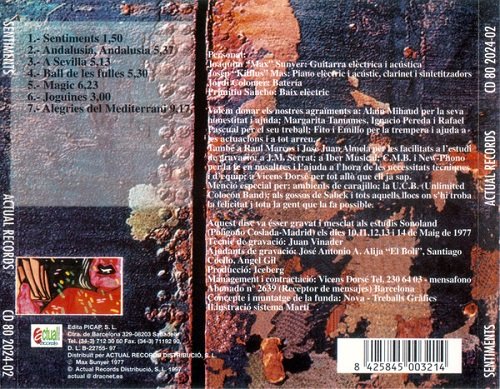 Iceberg - Sentiments (Reissue) (1977/1997)
