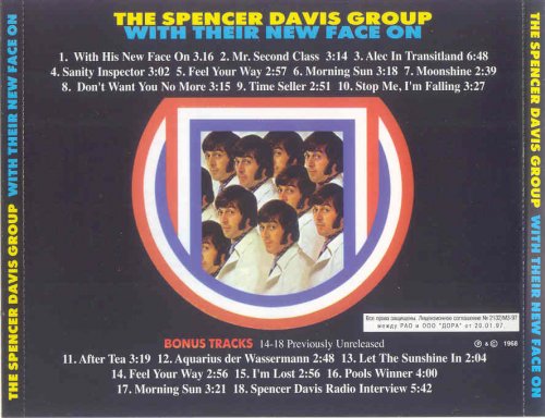 The Spencer Davis Group - With Their New Face On (Bonus Tracks) (1998)