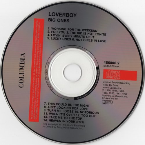 Loverboy - Big Ones (1989) CD-Rip