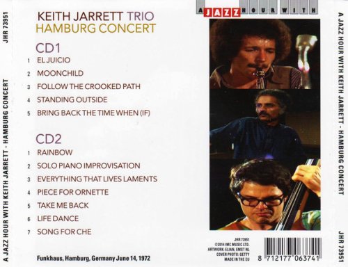 Keith Jarrett Trio - A Jazz Hour with Keith Jarrett: Hamburg Concert (2014)