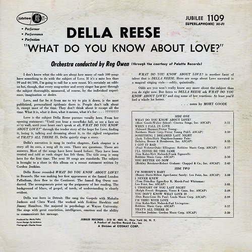 Della Reese - What Do You Know About Love (1959)