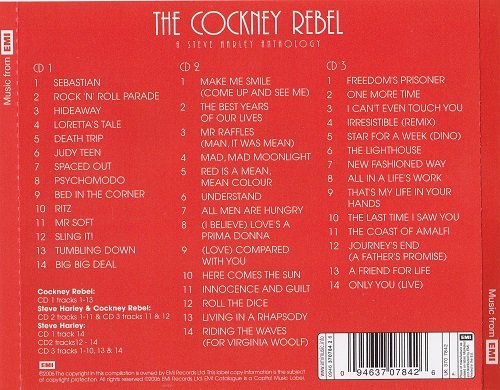 Steve Harley - The Cockney Rebel: A Steve Harley Anthology (2006)