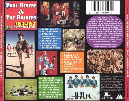 Paul Revere & The Raiders - The Essential Ride '63-'67 (1995)