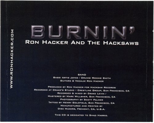 Ron Hacker & the Hacksaws - Burnin' (2003) Lossless