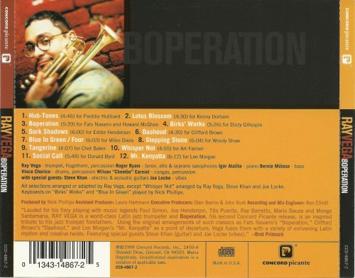 Ray Vega - Boperation (1999) FLAC