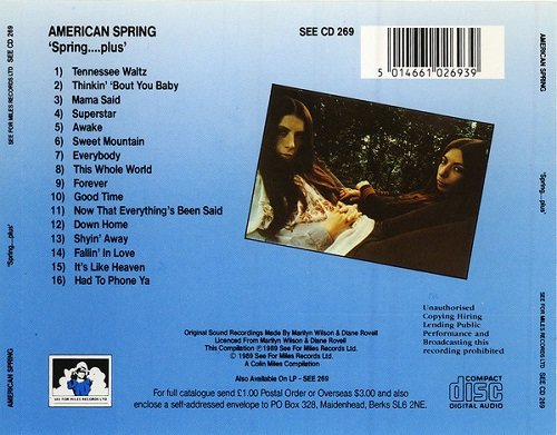 American Spring - Spring...Plus (Reissue, Remastered) (1972/1989)