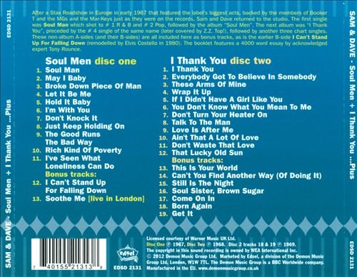 Sam & Dave - Soul Men + I Thank You (Reissue) (1968-69/2012)