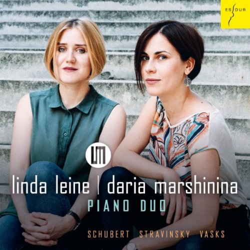 Linda Leine & Daria Marshinina - Schubert - Stravinsky - Vasks (2019) [Hi-Res]