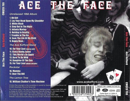 Ace Kefford - Ace The Face (Remastered) (1968-76/2003)