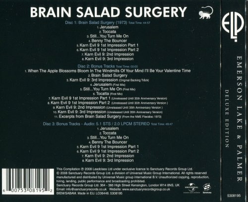 Emerson, Lake & Palmer - Brain Salad Surgery (2008) [SACD]