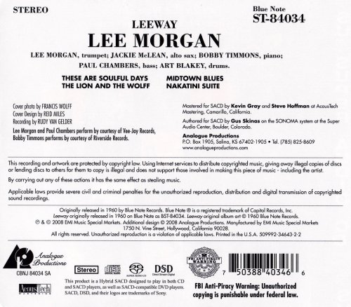 Lee Morgan - Lee-way (1961) [2008 SACD]