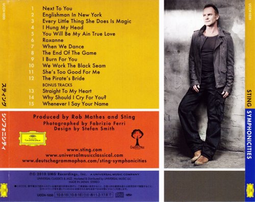 Sting - Symphonicities (Japan, 2010) CD-Rip