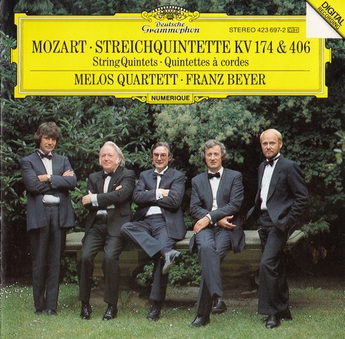 Melos Quartett, Franz Beyer - Mozart: Streichquintette KV 174 & 406 (1988)