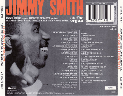 Jimmy Smith - New Sound... A New Star: Jimmy Smith at the Organ, Vol. 1-3 (1997)