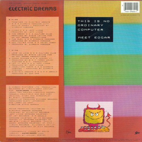 VA - (Giorgio Moroder, Jeff Lynne ....) - Electric Dreams (1984) LP