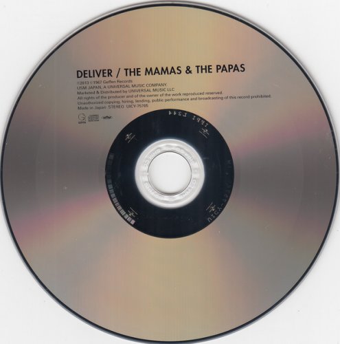 The Mamas & The Papas - Deliver (1967/2013, UICY-75705, RE, RM, JAPAN) CDRip