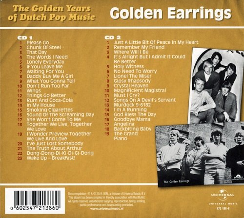 Golden Earrings - The Golden Years Of Dutch Pop Music (A&B Sides And More) (Reissue) (2015)