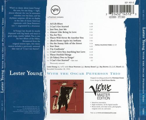 Lester Young - With The Oscar Peterson Trio (1952)